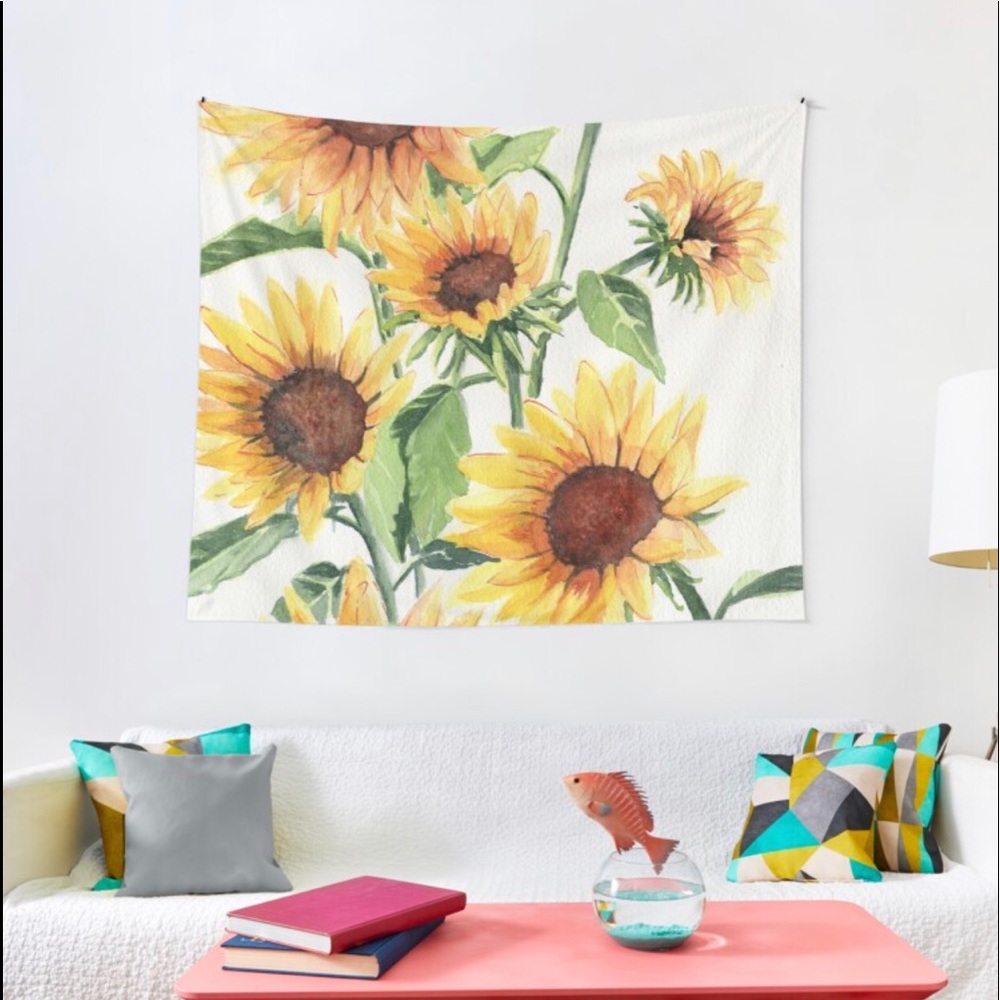 Sunflower Tapestry NEVER USED